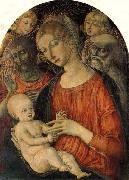 Madonna and Child with Angles and Saints